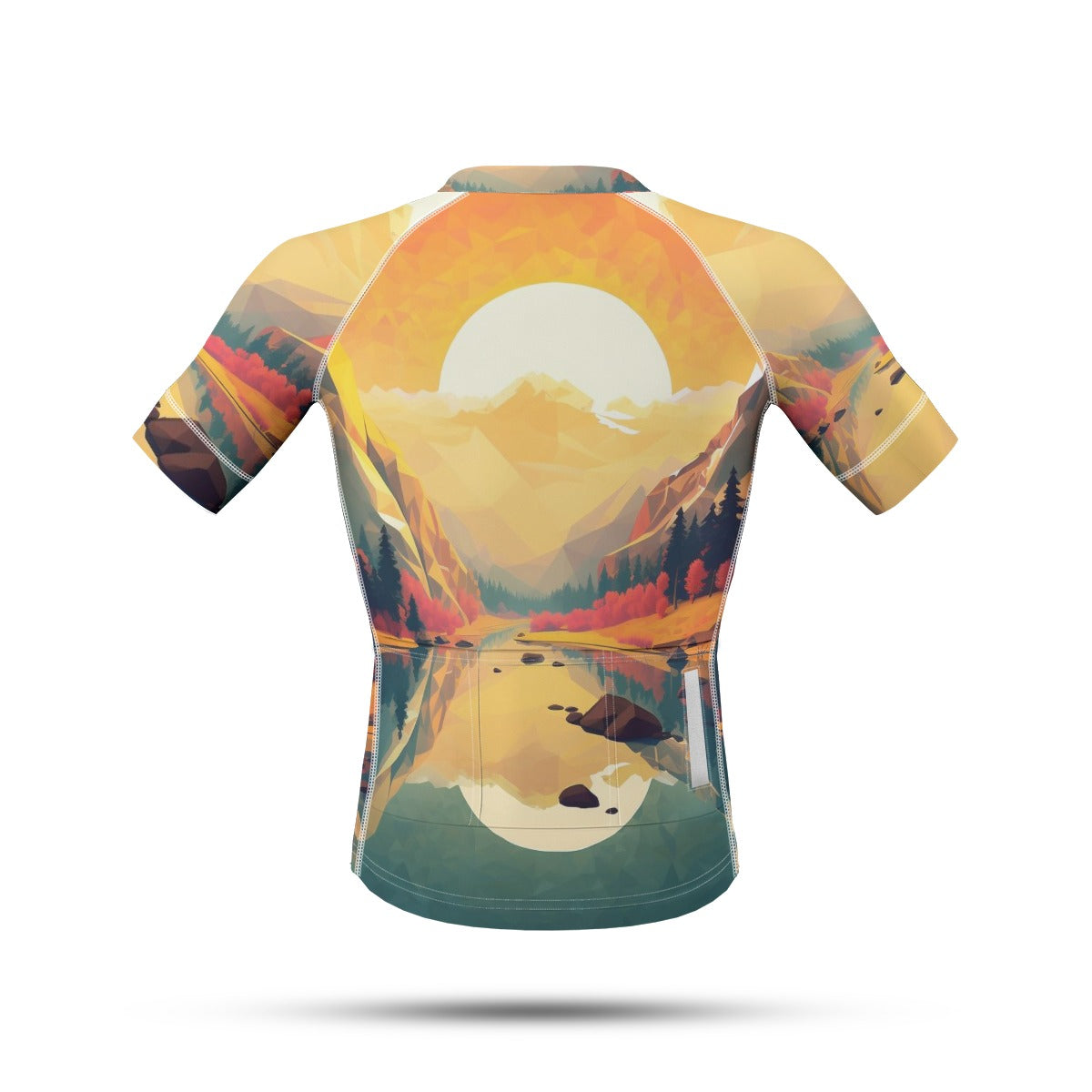 Cycling Jersey Sunset