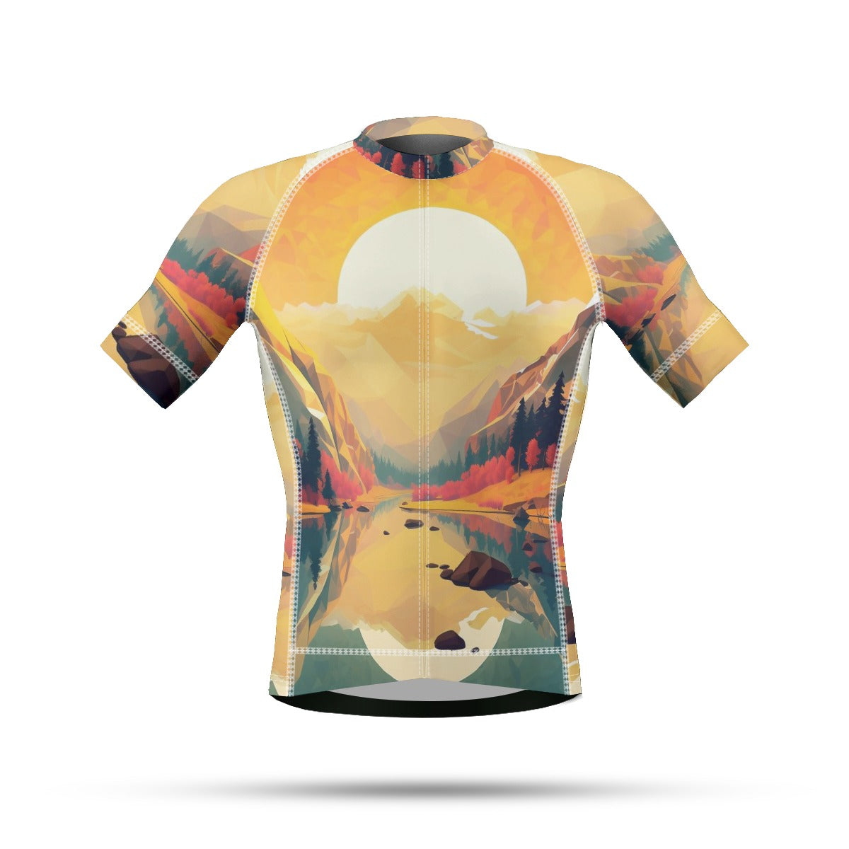Cycling Jersey Sunset