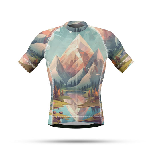 Mountains and River Cycling Jersey