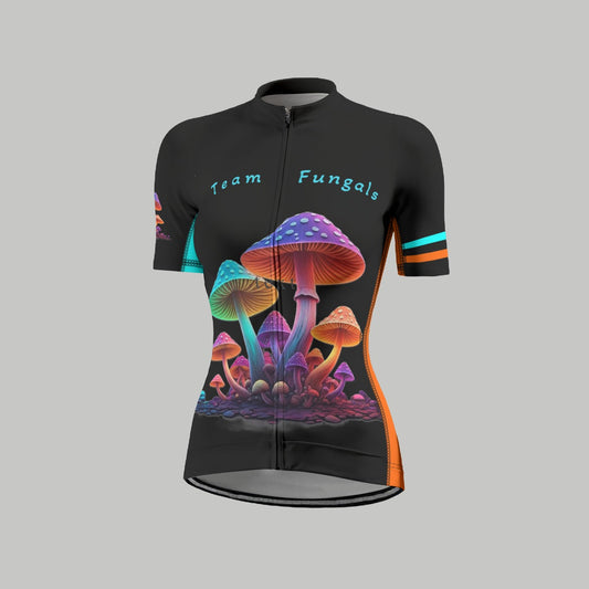 Neon Mushroom Team Fungals Cycling Jersey Women's