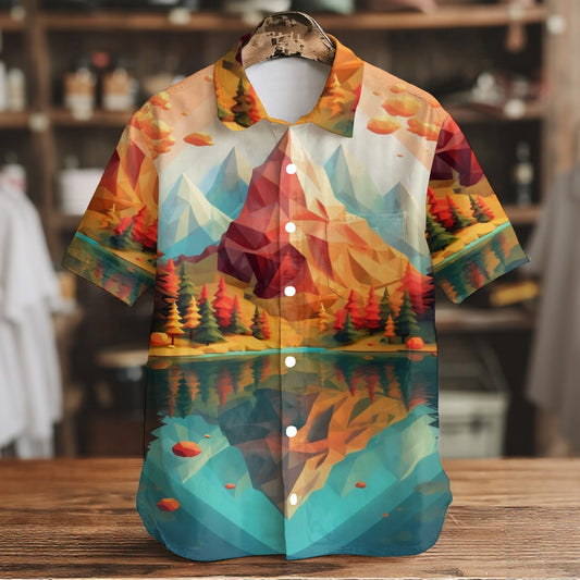 Short Sleeve Shirt With Pockets Fall Dream