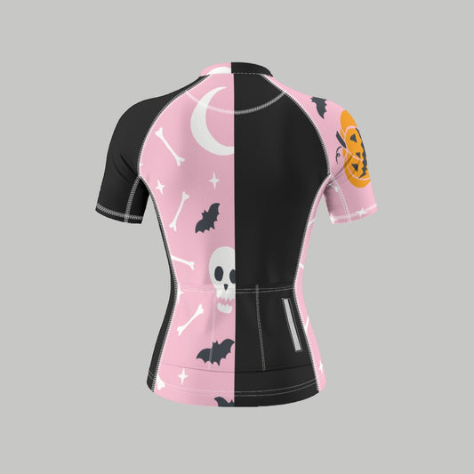 Black, Pink and Spooky  Women's Cycling Jersey