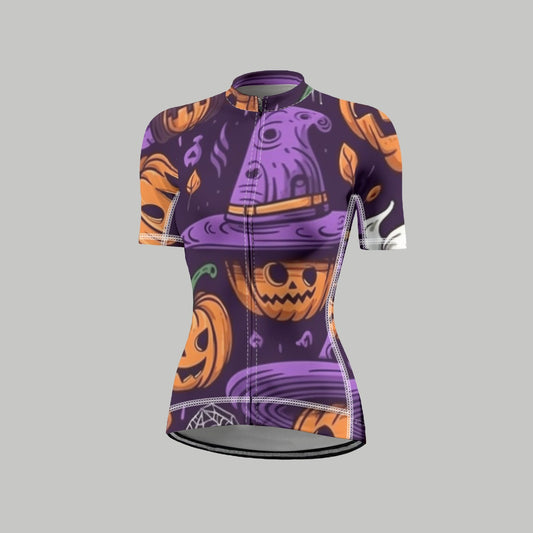 Pumpkin Witch Women's Cycling Jersey